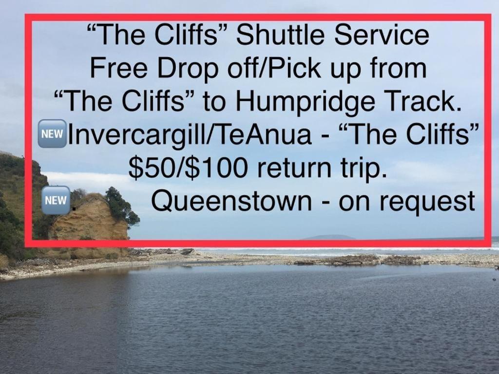 “The Cliffs” Humpridge View Motels Tuatapere Eksteriør billede